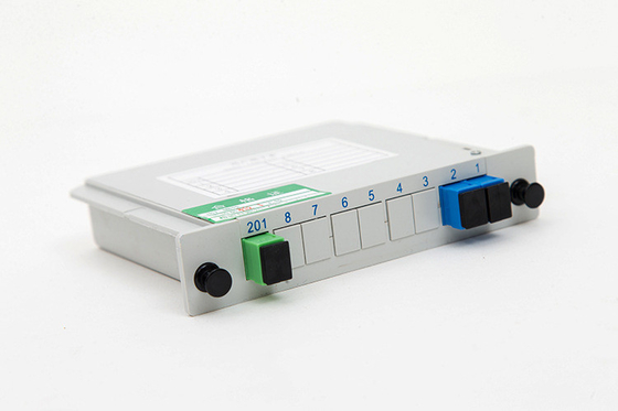 Customized G657 Fiber Type 2x1 Card Splitter 1*2 for 4G Network Fiber Optic Cabinet