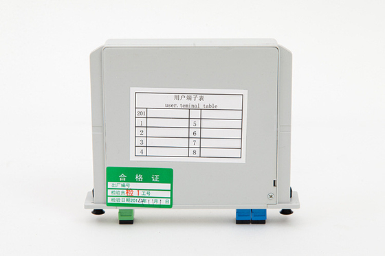 Customized G657 Fiber Type 2x1 Card Splitter 1*2 for 4G Network Fiber Optic Cabinet