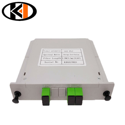 ODF 1-2 Fiber SC APC Plug-in Cassette PLC Splitter 1-2 with 2/4/6/8/16/32/64 Fibers