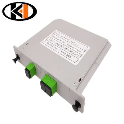 ODF 1-2 Fiber SC APC Plug-in Cassette PLC Splitter 1-2 with 2/4/6/8/16/32/64 Fibers