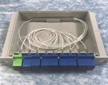 ODF 1-2 Fiber SC APC Plug-in Cassette PLC Splitter 1-2 with 2/4/6/8/16/32/64 Fibers