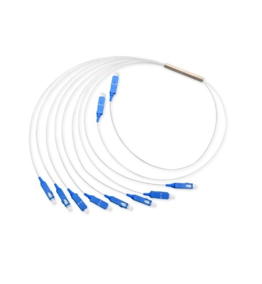 Fiber Splitter 0.9mm 1*3 1*5 1*6 1*7 2*4 2*32 Ways SC/UPC SC/APC Connector Splitter 2*1