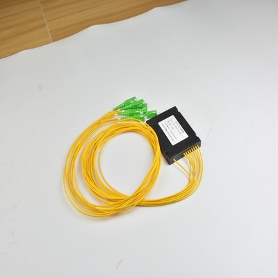 1260-1650nm 1*2 1*4 1*8 1*16 1*32 1*64 FTTH Optical Fiber PLC Splitter Cassette Type SC Connectors