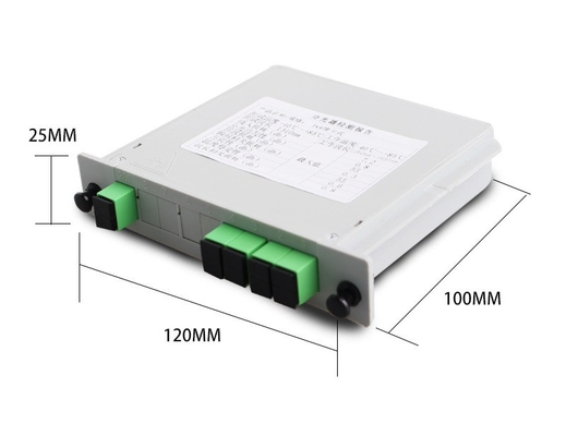 3G Network PLC Splitter 1x4 SC UPC with Operating Wavelength 1260-1650nm in FTTH Box