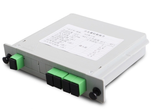 3G Network PLC Splitter 1x4 SC UPC with Operating Wavelength 1260-1650nm in FTTH Box