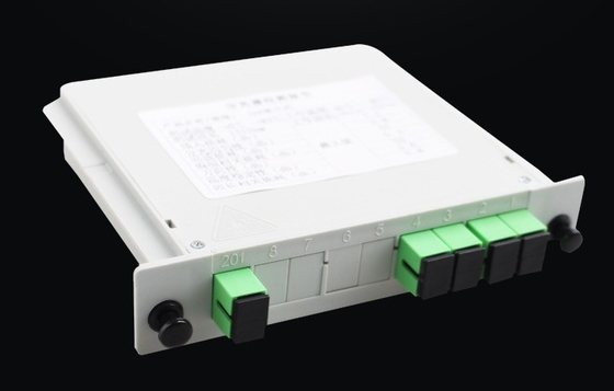 3G Network PLC Splitter 1x4 SC UPC with Operating Wavelength 1260-1650nm in FTTH Box