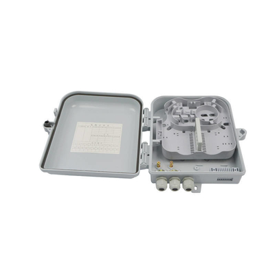 2 Port Splitter Fiber Optic Terminal Box for Normal Cable Entries Easy Installation