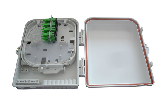 2 Port Splitter Fiber Optic Terminal Box for Normal Cable Entries Easy Installation