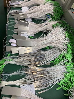 Passive Optical Network Mini Type Fiber Optic PLC Splitter 1 256 with G657A Fiber Type