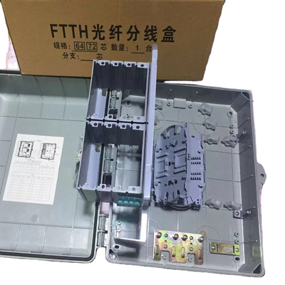 Telecommunication FTTH Fiber 72 Core/64 Core Terminal Box with LGX Splitter or Mini Type PLC Splitter