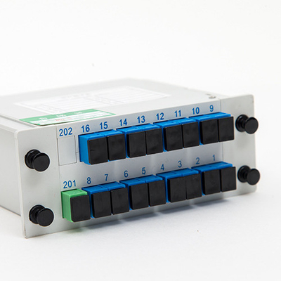 Fiber Signal Transmission PLC Splitter 1x16 LGX SC APC UPC for Space-Saving Solution