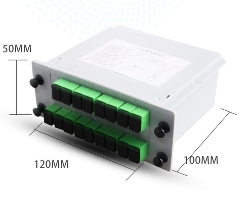 Fiber Signal Transmission PLC Splitter 1x16 LGX SC APC UPC for Space-Saving Solution