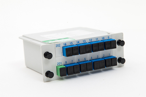 Fiber Signal Transmission PLC Splitter 1x16 LGX SC APC UPC for Space-Saving Solution