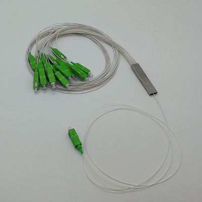 4G Network Compatible 1 16 Splitter Micro PLC Splitter SC/UPC with ≤10.7dB Insertion Loss