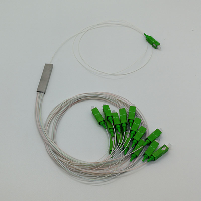 4G Network Compatible 1 16 Splitter Micro PLC Splitter SC/UPC with ≤10.7dB Insertion Loss