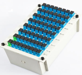 Return Loss dB ≥50 Fiber Optic Splitter Cassette PLC 1x64 SC UPC for Performance