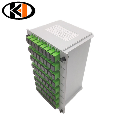 Return Loss dB ≥50 Fiber Optic Splitter Cassette PLC 1x64 SC UPC for Performance