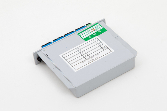 Fiber Type G657A 1x8 SC APC PLC Cassette Fiber Optic Splitter for Signal Transmission