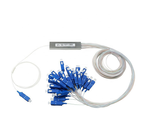 1M/1.5M G657A Optic Fiber PLC Splitter 1x2 1x4 1x8 1x16 for SC/FC/LC/ST Connector Type