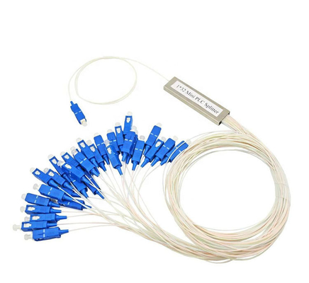 1M/1.5M G657A Optic Fiber PLC Splitter 1x2 1x4 1x8 1x16 for SC/FC/LC/ST Connector Type