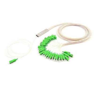 1M/1.5M G657A Optic Fiber PLC Splitter 1x2 1x4 1x8 1x16 for SC/FC/LC/ST Connector Type