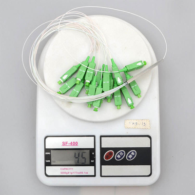 1x8 Fiber Optic Splitter in Stainless Tube Closure for 1260-1650nm Operating Wavelength