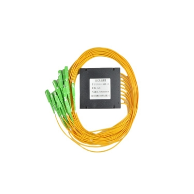 Network PLC Splitter SC/APC ABS Box Singlemode Fiber Optical Splitter SC/UPC PCL Splitter