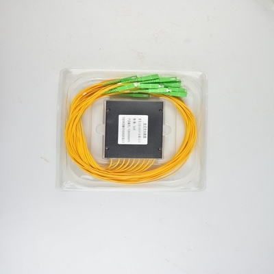 Network PLC Splitter SC/APC ABS Box Singlemode Fiber Optical Splitter SC/UPC PCL Splitter