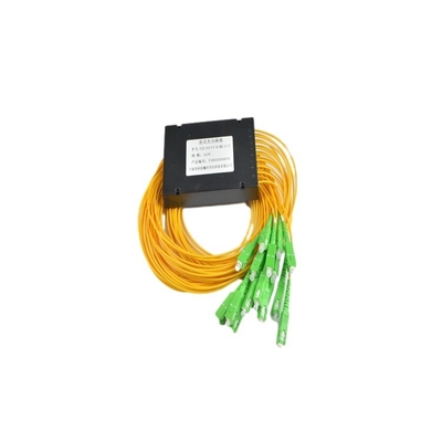 Network PLC Splitter SC/APC ABS Box Singlemode Fiber Optical Splitter SC/UPC PCL Splitter