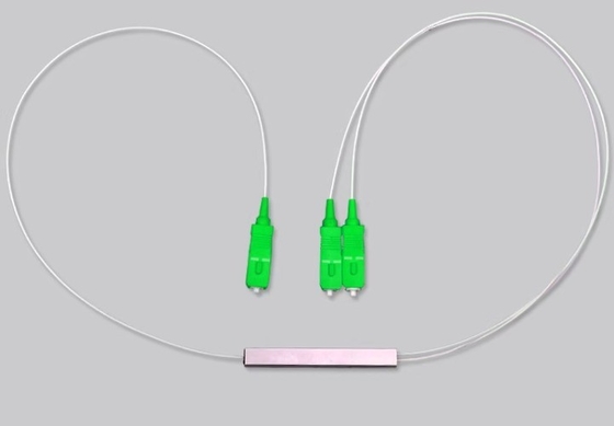 ANATEL Certified 1x8 SC/APC Micro Mini Block Steel Tube FTTH PLC Splitter and 3 Time