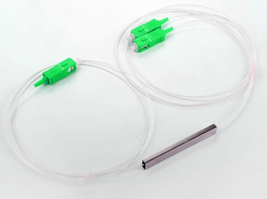 ANATEL Certified 1x8 SC/APC Micro Mini Block Steel Tube FTTH PLC Splitter and 3 Time