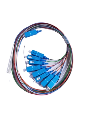 Telecommunication 1x2 4 8 16 C G657A1 0.9mm SCUPC mini type Fiber Optic PLC Splitter