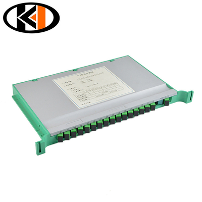Optical Fiber PLC 1*8 1*16 SC/APC Tray Assembly Type Fiber Optical Splitter